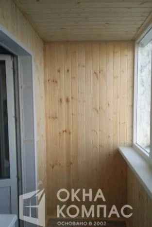Фото объекта Работы по отделке балкона евровагонкой в городе Кстово