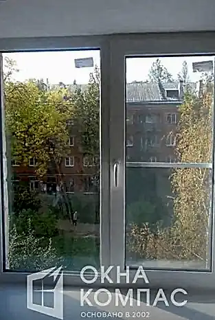 Фото объекта Остекление квартиры в Нижнем Новгороде - установка двухстворчатого окна
